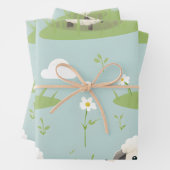 かわいいかわいいベビー羊 ラッピングペーパーシート (インサイチュ)