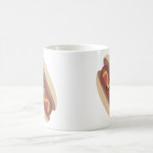 かわいいかわいいホットドッグ コーヒーマグカップ (中央)
