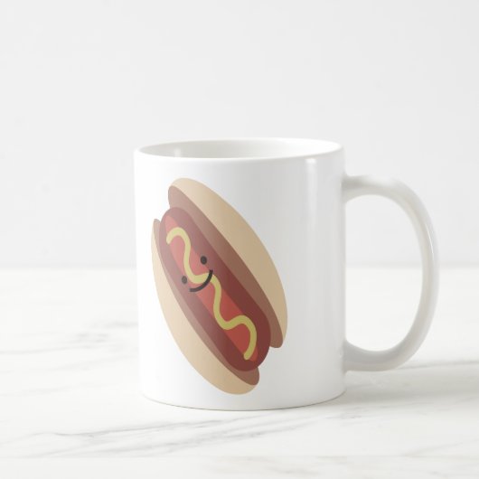 かわいいかわいいホットドッグ コーヒーマグカップ (右)