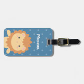 かわいいかわいいマンガ獅子の男の子 ラゲッジタグ (正面横)