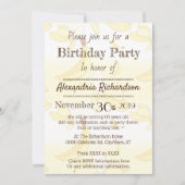 かわいいかわいいモンキーバナナ 招待状 (正面)