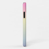 かわいいかわいいユニコーンピンクパステルのレインボーカラー Case-Mate iPhoneケース (裏面/右)