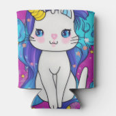 かわいいかわいいユニコーン猫 缶クーラー (裏面)