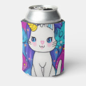 かわいいかわいいユニコーン猫 缶クーラー (缶裏面)