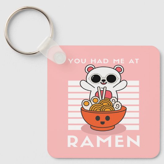 かわいいかわいいラーメン キーホルダー (正面)