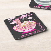 かわいいかわいいラーメンANIMEラーメン女子10代 コースター (左側)