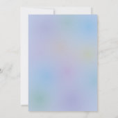 かわいいかわいいリトルサンシャインベビーファースト誕生日 招待状 (裏面)