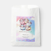 かわいいかわいいリトルラムベビーシャワー フェイバーバッグ (正面)