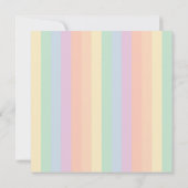 かわいいかわいいリトルレインボーサンシャインベビー到着 案内状 (裏面)