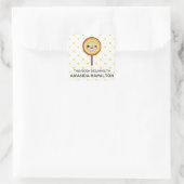 かわいいかわいいレインボー棒つきキャンデーこの本は属している スクエアシール (バッグ)