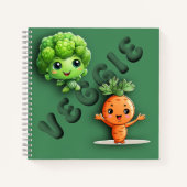 かわいいかわいいレシピグリーン ノートブック (正面)