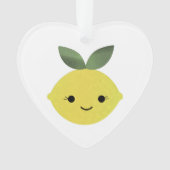 かわいいかわいいレモン オーナメント (正面)