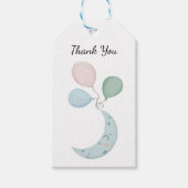 かわいいかわいい三日月 ギフトタグ (正面)