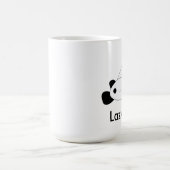 かわいいかわいい不精な日のパンダのマグ コーヒーマグカップ (中央)