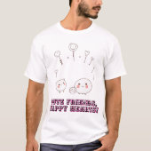 かわいいかわいい動物の友だち Tシャツ (正面)