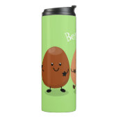 かわいいかわいい卵おもしろい漫画イラストレーション タンブラー (回転左)