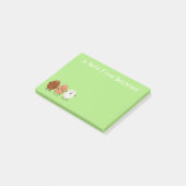 かわいいかわいい卵おもしろい漫画イラストレーション ポストイット (アングル)