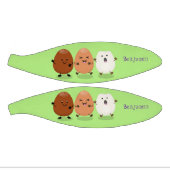 かわいいかわいい卵おもしろい漫画イラストレーション ミニバスケットボール (パネル)