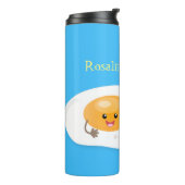 かわいいかわいい卵とベーコン漫画イラストレーション タンブラー (回転左)