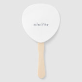 かわいいかわいい卵の鳥エレガントフローラ赤ちゃんシャワー ハンドファン (裏面)