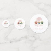 かわいいかわいい卵鳥パステルカラーベビーシャワーC コンフェッティ (正面)