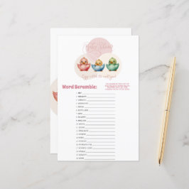 かわいいかわいい卵鳥パステル色スクランブルゲーム