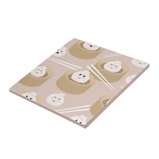 かわいいかわいい団子蒸し箸キッチン タイル (側面)