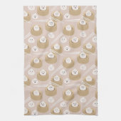 かわいいかわいい団子蒸し箸 キッチンタオル (縦)