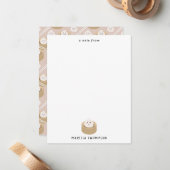 かわいいかわいい団子蒸し箸 ノートカード (正面/裏面インサイチュ)