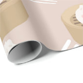 かわいいかわいい団子蒸し箸 ラッピングペーパー (ロールコーナー)