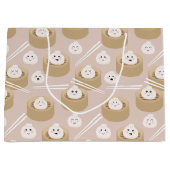 かわいいかわいい団子蒸し箸 ラージペーパーバッグ (正面)