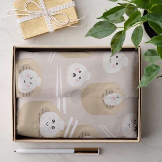 かわいいかわいい団子蒸し箸 薄葉紙 (ギフト)
