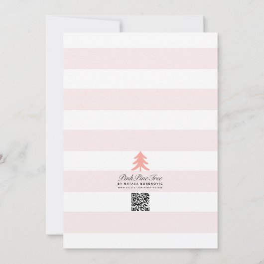 かわいいかわいい多肉女ピンク赤ちゃんシャワーInvita 招待状 (裏面)