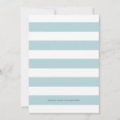 かわいいかわいい多肉男青ベビーシャワーが侵入 招待状 (裏面)