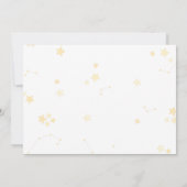 かわいいかわいい天文学ベビーシャワー 招待状 (裏面)