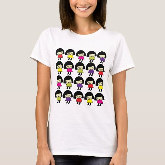 かわいいかわいい女の子かわいい Tシャツ (正面)