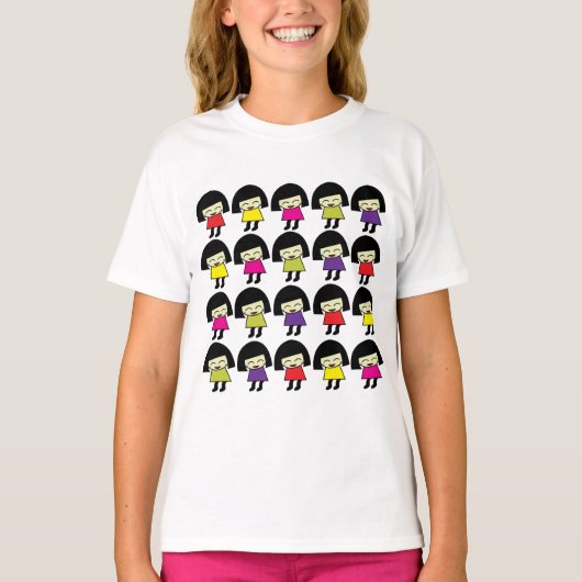 かわいいかわいい女の子かわいい Tシャツ (正面)