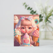 かわいいかわいい女の子とアイスクリーム (スタンド正面)