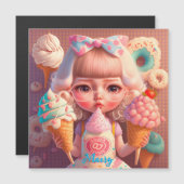かわいいかわいい女の子とアイスクリーム (正面/裏面)