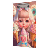 かわいいかわいい女の子とアイスクリーム クリップボード (左)