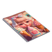 かわいいかわいい女の子とアイスクリーム ノートブック (右側)