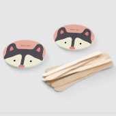 かわいいかわいい子犬。ハスキー。 ハンドファン (組立なし)