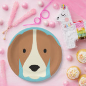 かわいいかわいい子犬。 ペーパープレート (パーティー)