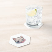 かわいいかわいい子猫1 ペーパーコースター (インサイチュ)