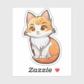 かわいいかわいい子猫 シール (シート)