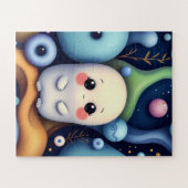 かわいいかわいい幽霊インドリーミー宇宙 ジグソーパズル (横)