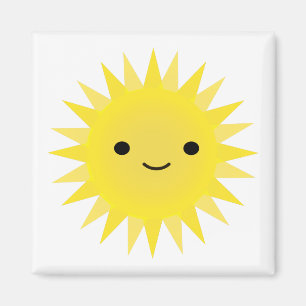 かわいいかわいい微笑の日曜日 マグネット