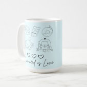 かわいいかわいい恋 コーヒーマグカップ (正面左)