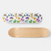 かわいいかわいい恐竜 スケートボード (横)