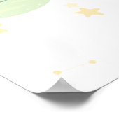 かわいいかわいい惑星は大きな小さな夢を見る ポスター (角)